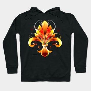 Fire Lily ( Fluer de Lis ) Hoodie